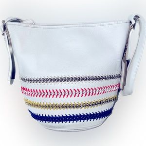 Coach Duffle Chain Neon Chalk Bag Bucket Purse EXTREMELY RARE